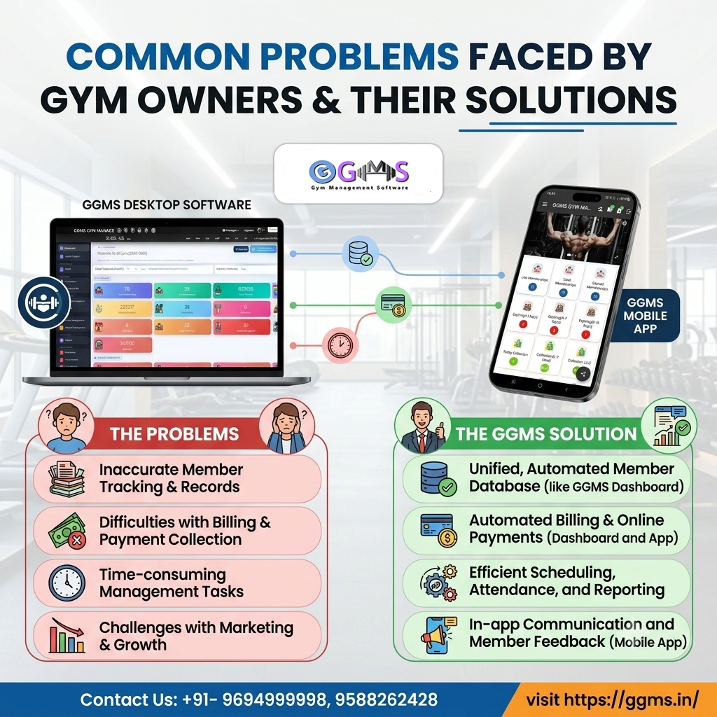 Common Problems Faced by Gym Owners & Their Solutions